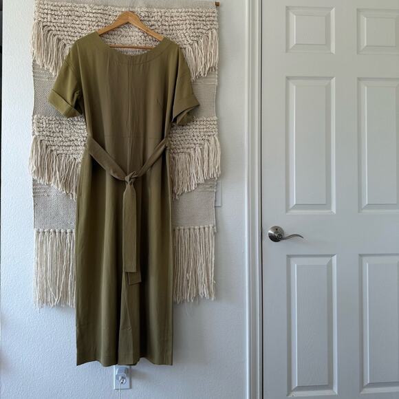 NWT: Everlane Japanese GoWeave Short Sleeve Jumpsuit - Picture 1 of 9
